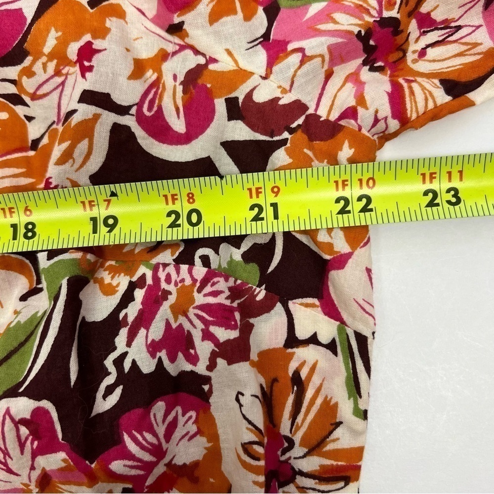 CJ BANKS Women’s Pullover Top Sz X (14W) Multi Color Floral Print Embroidered - Picture 11 of 13